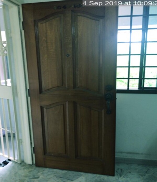 HIP-Blk239 Tampines St21 (main entrance door before replacement)
